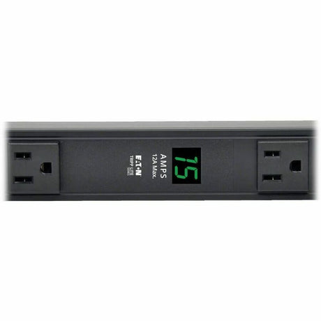 Eaton Tripp Lite Series 1.5kW Single-Phase Local Metered PDU, 100-127V Outlets (14 5-15R), 5-15P, 15 ft. (4.57 m) Cord, 0U Vertical, 36 in. — PDUMV15-36