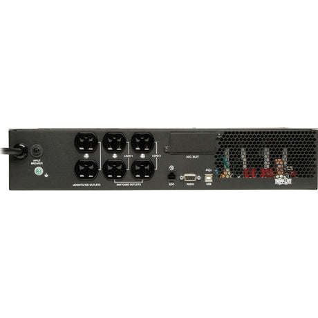 Eaton Tripp Lite Series SmartPro UPS, Lithium Battery Backup - 120V, 1kVA, 800W, Line Interactive, 2U, Sine Wave, LCD, 6 Outlets — SMART1000RM2UL