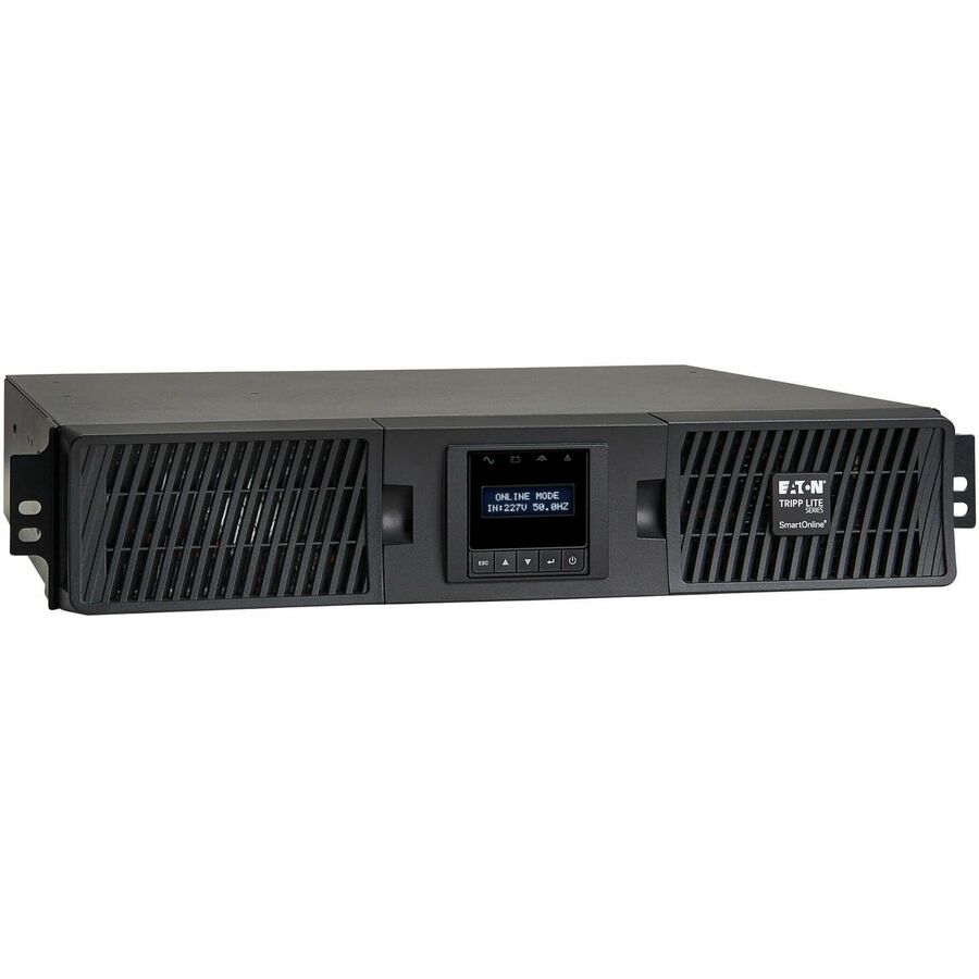 Eaton Tripp Lite Series SmartOnline 1500VA 1350W 208/230V Double-Conversion UPS - 8 Outlets, Extended Run, Network Card Option, LCD, USB, DB9, 2U Rack/Tower — SUINT1500LCD2U