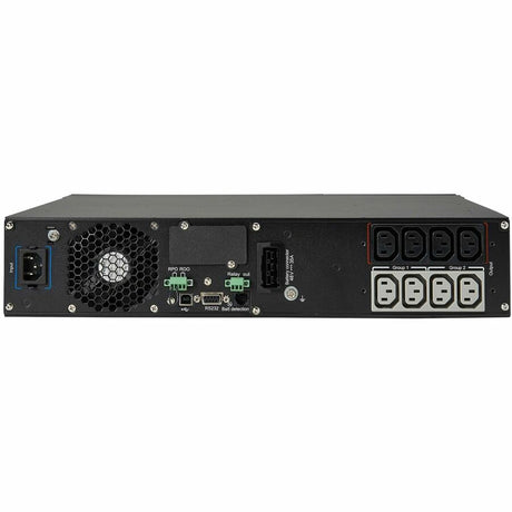 Eaton Tripp Lite Series SmartOnline 1500VA 1350W 208/230V Double-Conversion UPS - 8 Outlets, Extended Run, Network Card Option, LCD, USB, DB9, 2U Rack/Tower — SUINT1500LCD2U