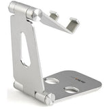 StarTech.com Phone and Tablet Stand - Foldable Universal Mobile Device Holder - Smartphones/Tablets - Adjustable Cell Phone Stand for Desk — USPTLSTND