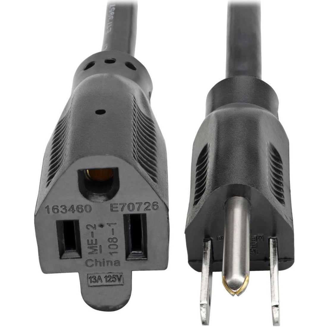 Eaton Tripp Lite Series Power Extension Cord, NEMA 5-15P to NEMA 5-15R - 13A, 120V, 16 AWG, 25 ft. (7.62 m), Black — P024-025-13A