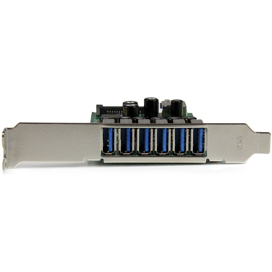 StarTech.com 7 Port PCI Express USB 3.0 Card - 5Gbps - Standard and Low-Profile Design — PEXUSB3S7
