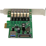 StarTech.com 7 Port PCI Express USB 3.0 Card - 5Gbps - Standard and Low-Profile Design — PEXUSB3S7