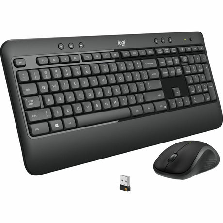 Logitech MK540 Advanced Wireless Keyboard and Mouse Combo for Windows, 2.4 GHz Unifying USB-Receiver — 920-008671