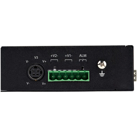 StarTech.com Industrial 6 Port Gigabit Ethernet Switch 4 PoE RJ45 +2 SFP Slots 30W PoE+ 48VDC 10/100/1000 Mbps -40C to 75C w/DIN Connector — IES1G52UPDIN