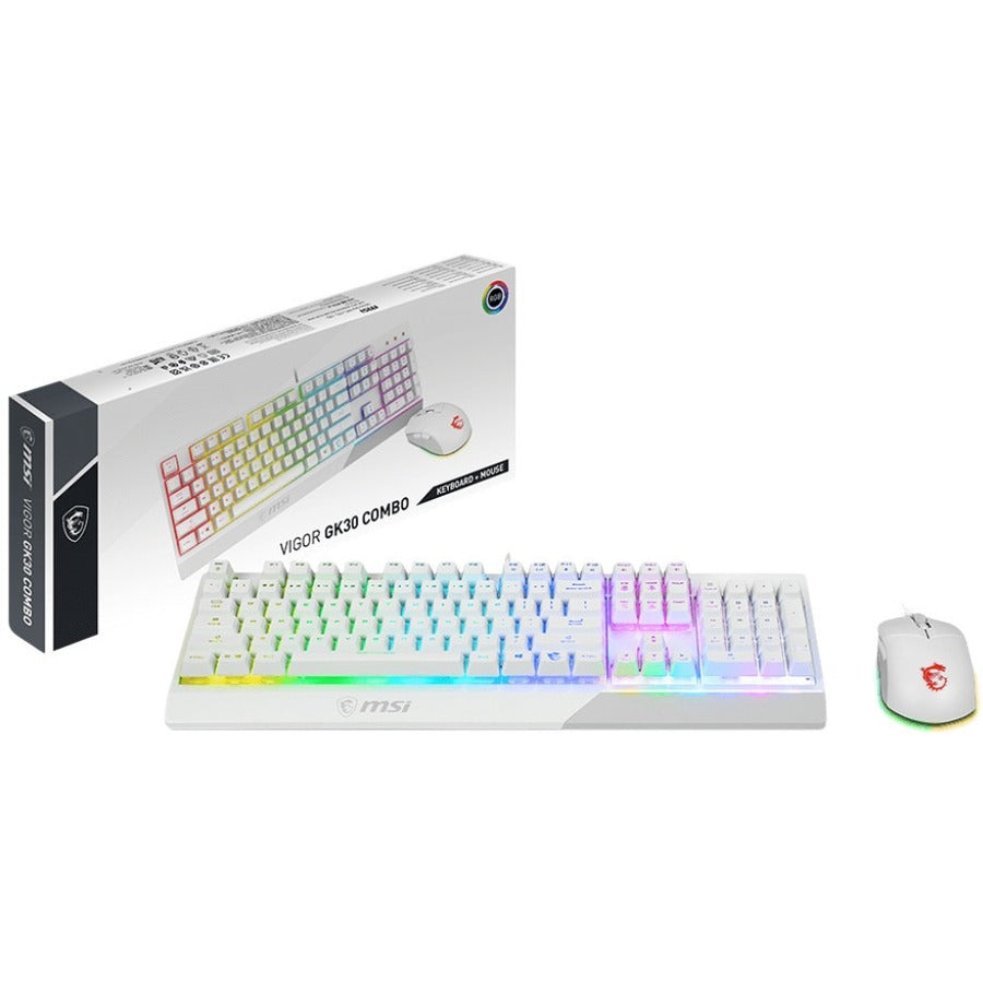 MSI Vigor GK30 White Gaming Keyboard — VigorGK30CW