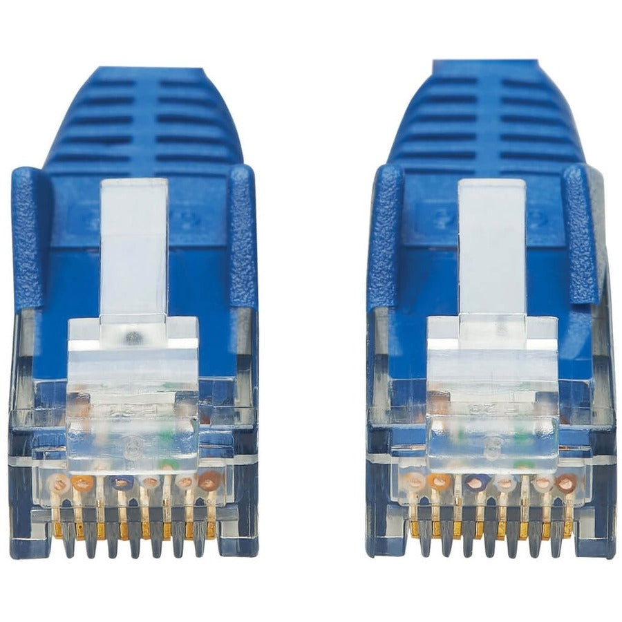 Eaton Tripp Lite Series Cat6 Gigabit Snagless Molded UTP Ethernet Cable (RJ45 M/M), PoE, CMR-LP, Blue, 6 ft. (1.83 m), TAA — N201P-006-BL
