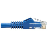 Eaton Tripp Lite Series Cat6 Gigabit Snagless Molded UTP Ethernet Cable (RJ45 M/M), PoE, CMR-LP, Blue, 6 ft. (1.83 m), TAA — N201P-006-BL
