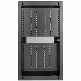Eaton Tripp Lite Series SmartRack 3U Low-Profile Vertical-Mount Switch-Depth Wall-Mount Structured Wiring Enclosure, Adjustable Equipment Brackets — SRWF6UMOD