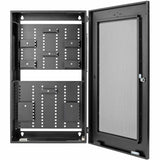 Eaton Tripp Lite Series SmartRack 3U Low-Profile Vertical-Mount Switch-Depth Wall-Mount Structured Wiring Enclosure, Adjustable Equipment Brackets — SRWF6UMOD