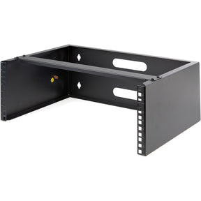 StarTech.com 4U Wall Mount Rack, 14in Deep, 19 inch Wall Mount Network Rack, Wall Mounting Patch Panel Bracket for Switch/IT Equipment — WALLMOUNT4