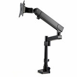 StarTech.com Desk Mount Monitor Arm with 2x USB 3.0 ports for VESA Display up to 34" (17.6lb/8kg), C-Clamp/Grommet, Mechanical Spring — ARMPIVOT2USB3
