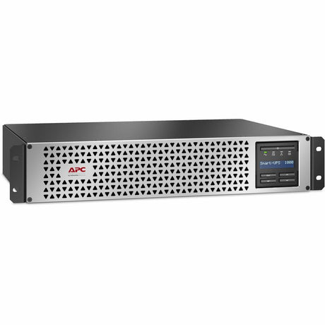 APC Smart-UPS, Line Interactive, 1000VA, Lithium-ion, Rack/Tower, 2U, 120V, 6x NEMA 5-15R outlets, SmartConnect Port+SmartSlot, Short Depth, AVR, LCD — SMTL1000RM2UC