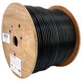 Eaton Tripp Lite Series Cat6/Cat6e 600 MHz Solid-Core Direct-Burial Outdoor-Rated UTP Bulk Ethernet Cable - Black, 1,000 ft. (304.8 m) — N228-01K-BK