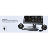 Adesso Xtream S4 USB-Powered Desktop Computer Speaker with Dynamic Sound - 5W x 2 — XtreamS4