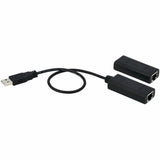 Eaton Tripp Lite Series 1-Port USB over Cat5/Cat6 Extender Kit with Power over Cable - USB 2.0, Up to 164.04 ft. (50M), Black, TAA — B203-101-POC