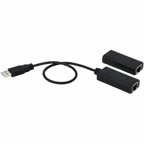 Eaton Tripp Lite Series 1-Port USB over Cat5/Cat6 Extender Kit with Power over Cable - USB 2.0, Up to 164.04 ft. (50M), Black, TAA — B203-101-POC