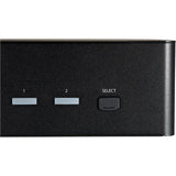StarTech.com 2 Port Dual Monitor HDMI KVM Switch, 4K 60Hz HDMI 2.0 UHD HDR, 2 Port USB 3.0 Hub, 4x USB HID, Audio, Hotkey Switching, TAA — SV231DHU34K6
