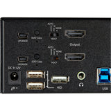 StarTech.com 2 Port Dual Monitor HDMI KVM Switch, 4K 60Hz HDMI 2.0 UHD HDR, 2 Port USB 3.0 Hub, 4x USB HID, Audio, Hotkey Switching, TAA — SV231DHU34K6
