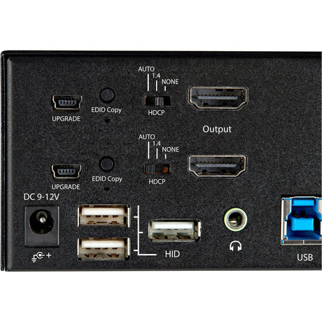 StarTech.com 2 Port Dual Monitor HDMI KVM Switch, 4K 60Hz HDMI 2.0 UHD HDR, 2 Port USB 3.0 Hub, 4x USB HID, Audio, Hotkey Switching, TAA — SV231DHU34K6