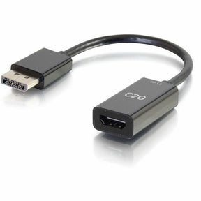 C2G 8in DisplayPort Male to HDMI Female Passive Adapter Converter - 4K 30Hz — 54431