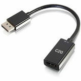 C2G 8in DisplayPort Male to HDMI Female Passive Adapter Converter - 4K 30Hz — 54431