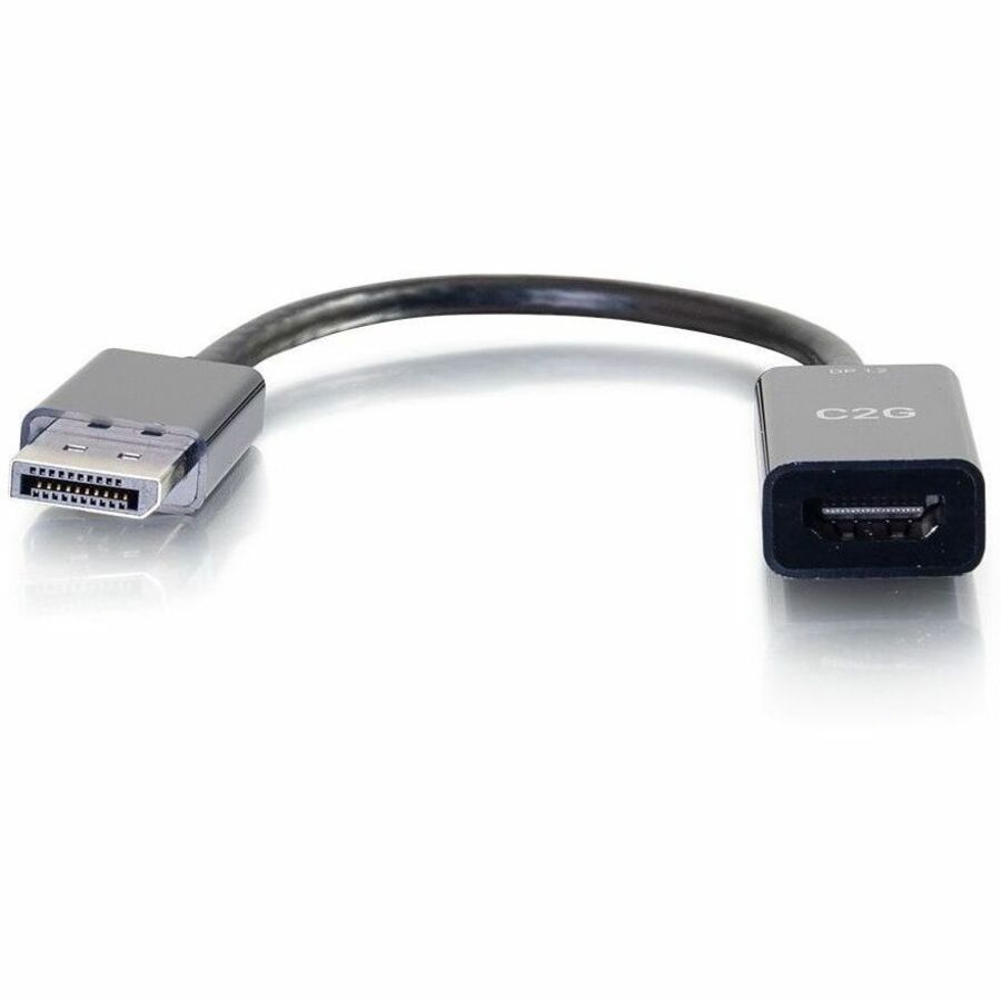 C2G 8in DisplayPort Male to HDMI Female Passive Adapter Converter - 4K 30Hz — 54431