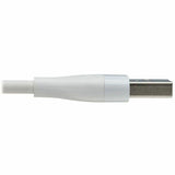 Eaton Tripp Lite Series Safe-IT Universal USB-A to Lightning, USB Micro-B and USB-C Sync/Charge Antibacterial Cable (M/3xM), MFi Certified, White, 4 ft. (1.2 m) — M101AB-004-LMCW