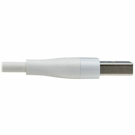 Eaton Tripp Lite Series Safe-IT Universal USB-A to Lightning, USB Micro-B and USB-C Sync/Charge Antibacterial Cable (M/3xM), MFi Certified, White, 4 ft. (1.2 m) — M101AB-004-LMCW
