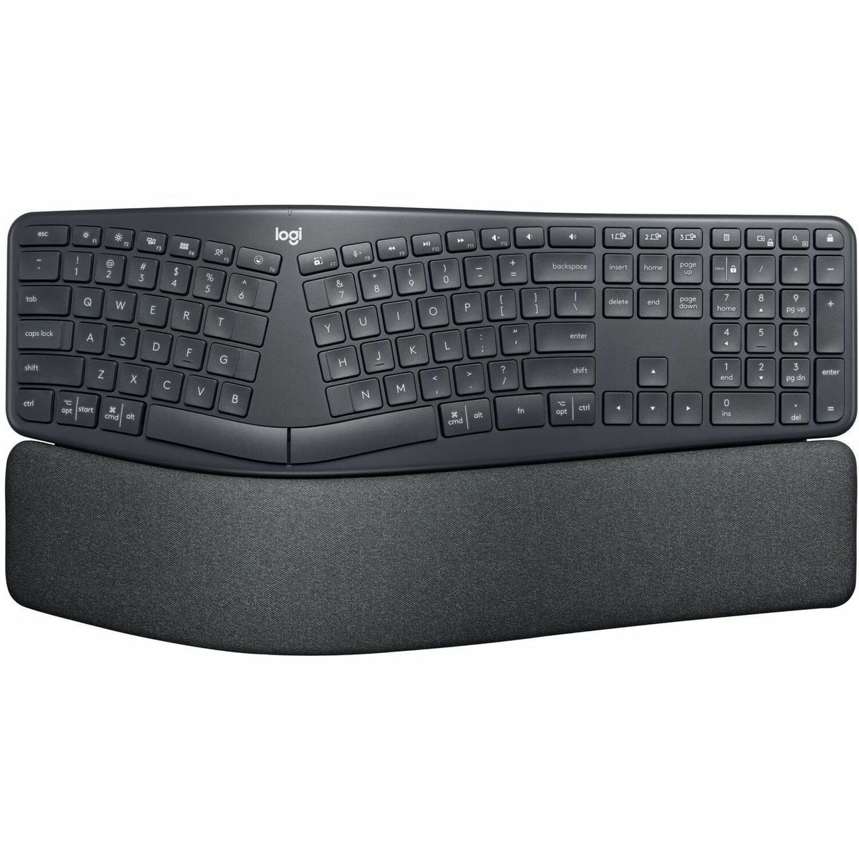Logitech ERGO K860 Split Ergonomic Keyboard, Wireless Connectivity, Graphite — 920-009166