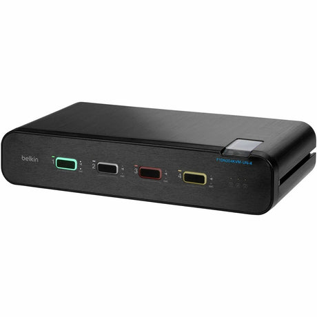Belkin Universal 2nd Gen Secure KVM Switch, 4-Port Dual Head w/ CAC — F1DN204KVM-UN-4