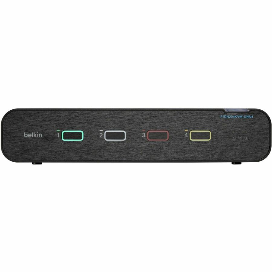 Belkin Universal 2nd Gen Secure KVM Switch, 4-Port Dual Head w/ CAC — F1DN204KVM-UN-4