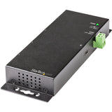 StarTech.com 4 Port USB C Hub 10Gbps, Metal Industrial USB-C Hub, 2x USB-C & 2x USB-A, ESD Surge Protection, Self-Powered USB Type-C Hub — HB31C2A2CME