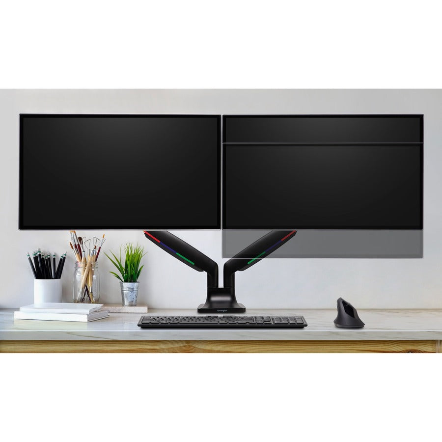 Kensington SmartFit Mounting Arm for Monitor, Flat Panel Display, Curved Screen Display - Black - Landscape/Portrait — K59601WW