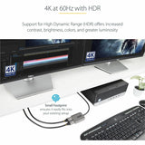 StarTech.com DP to Dual HDMI MST HUB, Dual HDMI 4K 60Hz, 2 Port DisplayPort Multi Monitor Adapter with 1ft/30cm Cable, DP 1.4 | DSC | HBR3 — MST14DP122HD