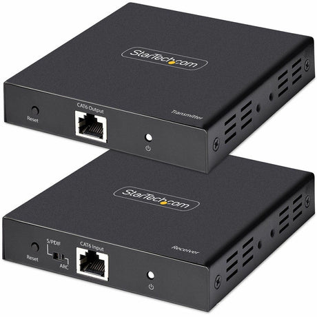 StarTech.com 4K HDMI Extender Over CAT5/CAT6 Cable, 4K 60Hz Video Extender Up to 230ft (70m), HDMI Over Ethernet Cabling, S/PDIF Audio Out — 4K70IC-EXTEND-HDMI