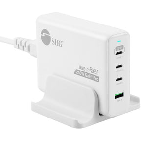 SIIG 240W GaN PD 3.1 Charger - 3C1A — AC-PW1X11-S1
