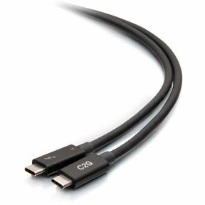 C2G 2.5ft Thunderbolt 4 Cable - USB C Thunderbolt 4 Cable - 100W - 40Gbps - 8K 60Hz — C2G28886