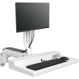 Ergotron CareFit Mounting Arm for Monitor, Mouse, Keyboard, LCD Display - White — 45-621-251