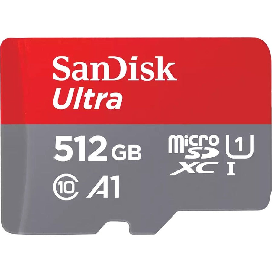 SanDisk Ultra 512 GB Class 10/UHS-I (U1) microSDXC - 1 — SDSQUAC-512G-AN6MA