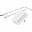 Belkin BoostCharge USB-C Wall Charger 20W (USB-C Cable with Lightning Connector included) - Power Adapter — WCA006dq1MWH-B5
