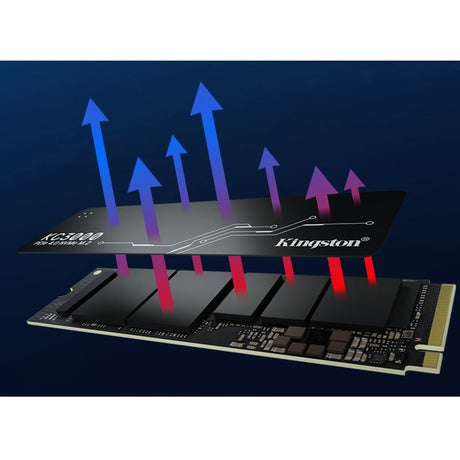 Kingston KC3000 2 TB Solid State Drive - M.2 2280 Internal - PCI Express NVMe (PCI Express NVMe 4.0 x4) — SKC3000D/2048G