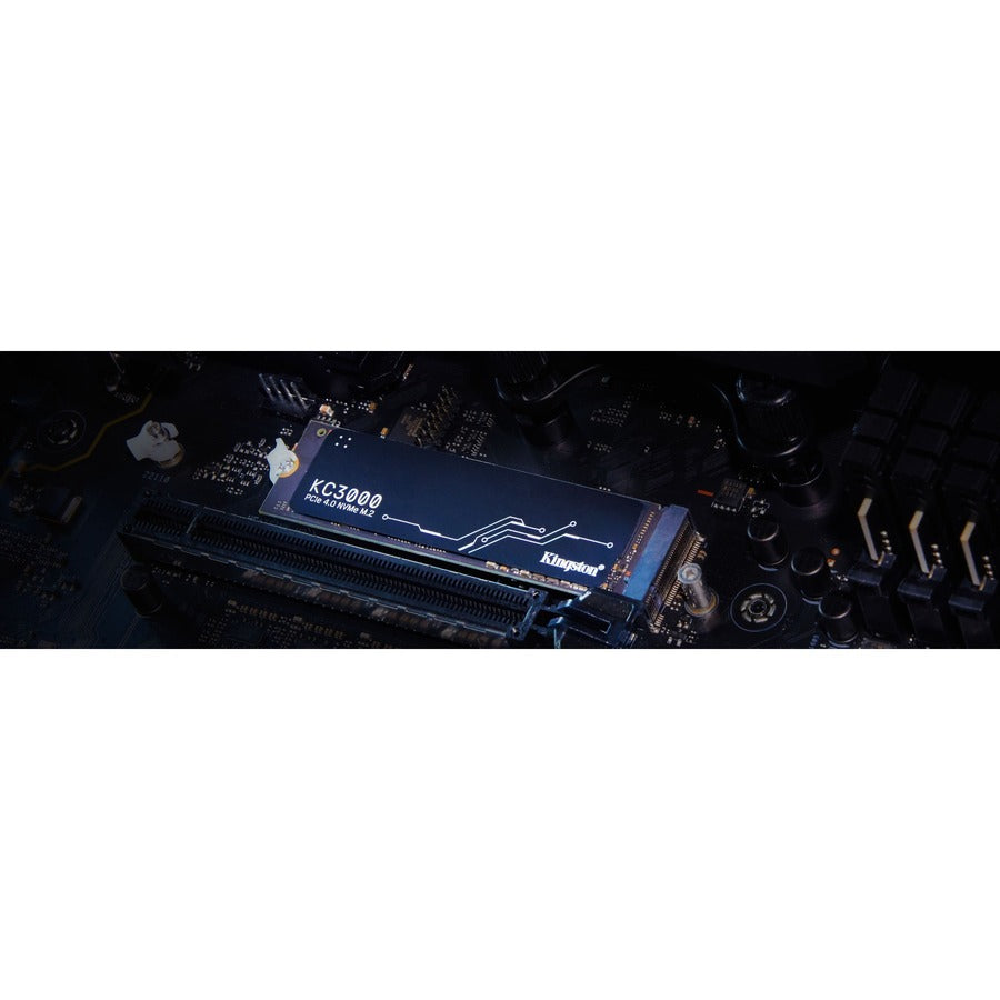 Kingston KC3000 2 TB Solid State Drive - M.2 2280 Internal - PCI Express NVMe (PCI Express NVMe 4.0 x4) — SKC3000D/2048G
