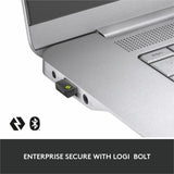 Logitech MX Master 3S for Business, Wireless Mouse with Quiet Clicks, 8K DPI, Logi Bolt USB Receiver, Graphite — 910-006581
