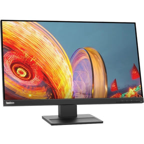 Lenovo ThinkVision E24q-20 24" Class WQHD LED Monitor - 16:9 - Raven Black — 62CFGAR1US