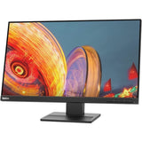 Lenovo ThinkVision E24q-20 24" Class WQHD LED Monitor - 16:9 - Raven Black — 62CFGAR1US