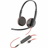Poly Blackwire 3225 Stereo Headset +USB-C/A Adapter TAA — 8M3X7AA#ABA
