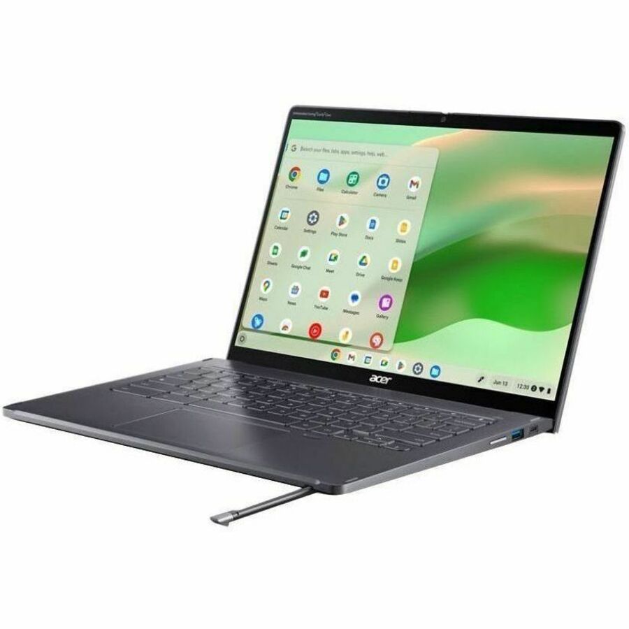 Acer Chromebook Spin 714 CP714-2WN CP714-2WN-320J 14" Touchscreen 2 in 1 Chromebook - WUXGA - Intel Core i3 13th Gen i3-1315U - 8 GB - 256 GB SSD - English (US) Keyboard - Iron — NX.KLCAA.004