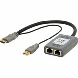Eaton Tripp Lite Series HDMI over Cat6 Pigtail Receiver with Repeater, 4K 60 Hz, 4:4:4, Transceiver, HDCP 2.2, 230 ft. (70.1 m), TAA — B127U-110-PH
